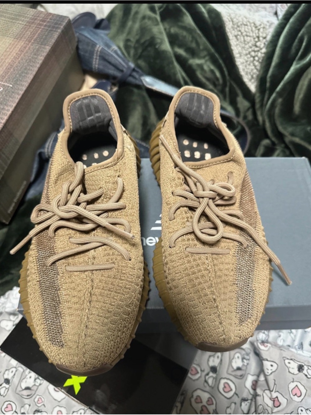 Yeezy Boost 350 V2 Tan Knit Sneakers